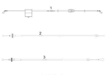 Cables Diagram and Parts List for SC700H (12AL2CQ710)(2017) Cub Cadet Lawn Mower